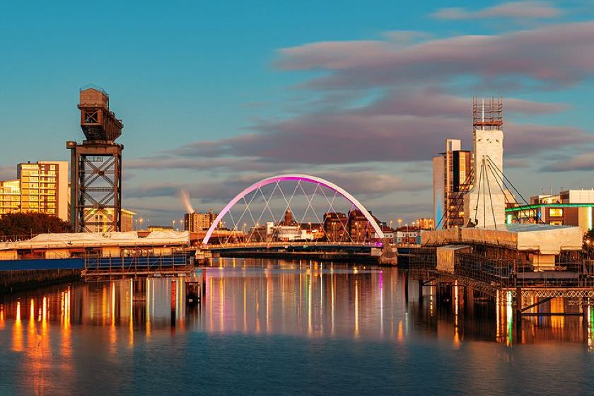 Glasgow waterfront view