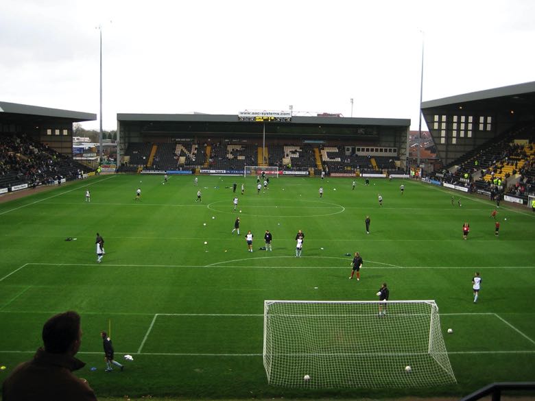 Notts County's home ground, Meadow Lane