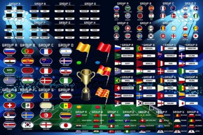 Groups in football World Cup example