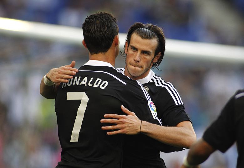 Gareth Bale and Cristiano Ronaldo