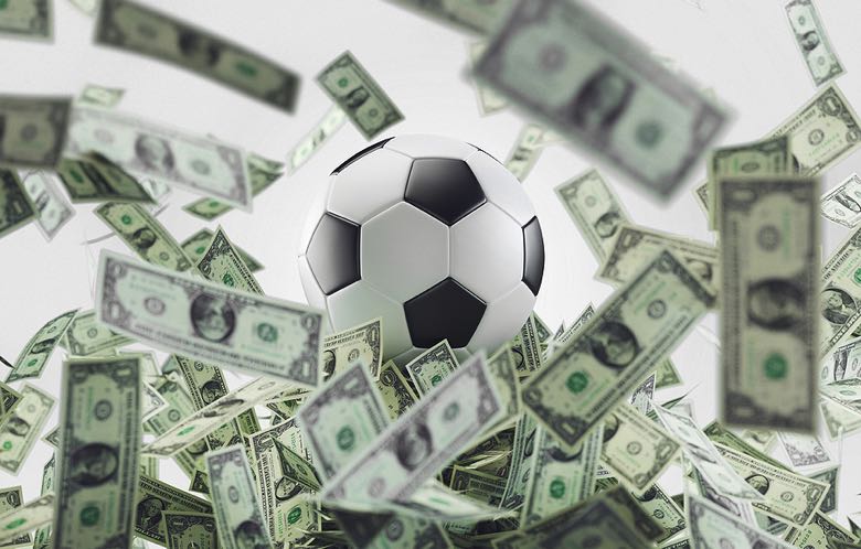 Football money concept