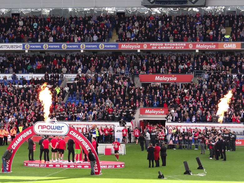 Cardiff City won the 2012/13 Championship