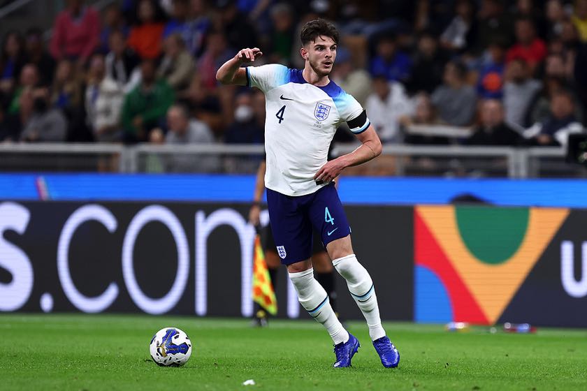 Declan Rice free kick