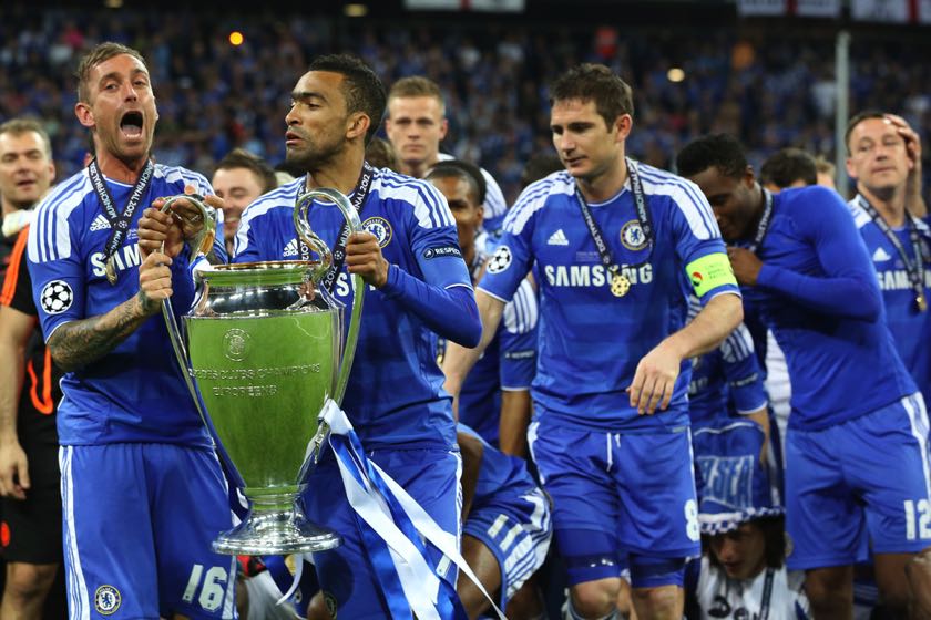 Chelsea winning Champions League