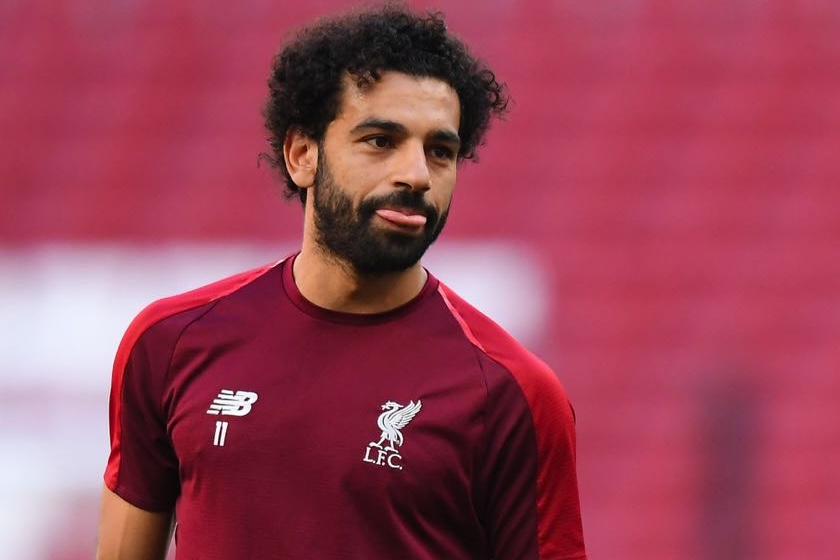 Salah sticking out tongue