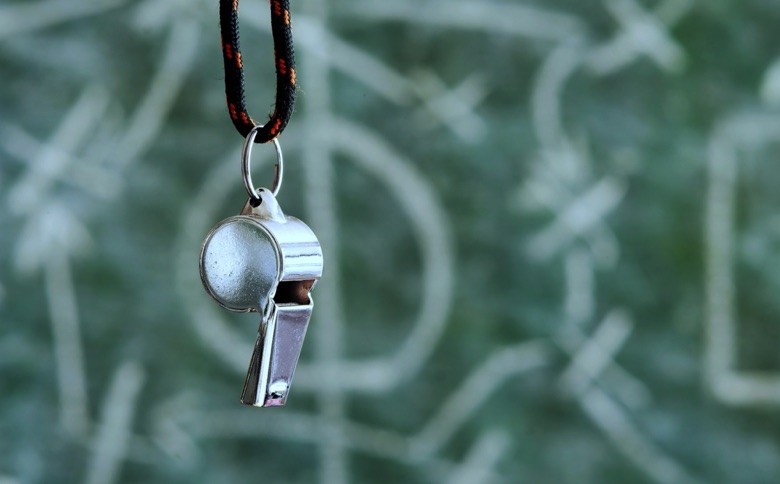 Whistle and football game plans