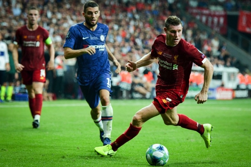 James Milner action shot